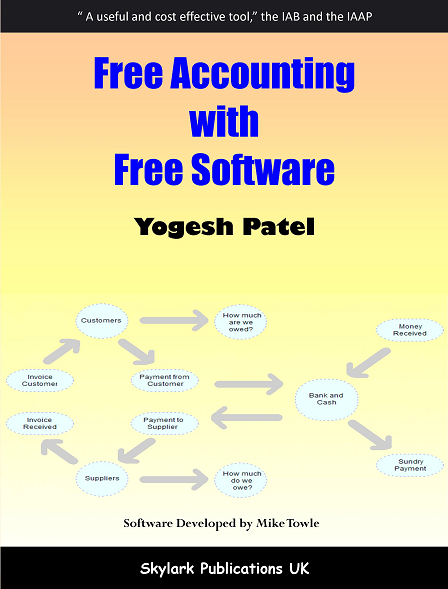 Free Accounting with Free Software book based on Adminsoft Accounts by Yogesh Patel