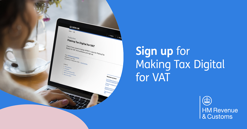 Sign up to HMRC MTD VAT